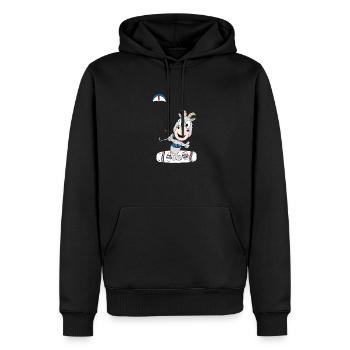 ZIEGE - KITE - KITER - KITESURFER - KITESURFEN - Männer Premium Bio Hoodie - Schwarz - Vorne - Nico (187cm)