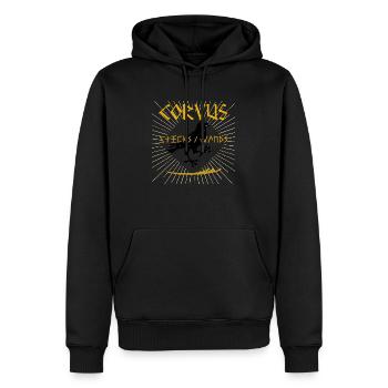 Corvus Sticks & Wands - Men’s Premium Organic Hoodie - black - Front - Nico (187cm)