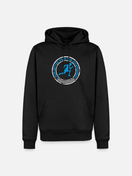 run better than government - Men’s Premium Organic Hoodie - black