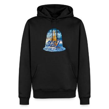 Ne rêvez pas votre vie, naviguez votre rêve - Catamaran - Sweat à capuche Premium bio Homme - noir - Devant - Nico (187cm)