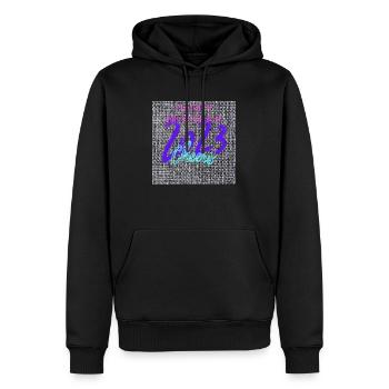 Frohes neues Jahr 2023 - Männer Premium Bio Hoodie - Schwarz - Vorne - Nico (187cm)