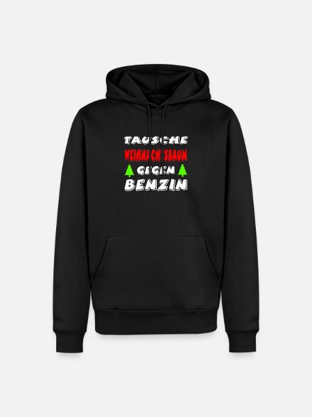 Auto - Männer Premium Bio Hoodie - Schwarz