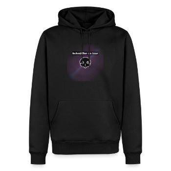 Schnüffler on tour - Männer Premium Bio Hoodie - Schwarz - Vorne - Nico (187cm)
