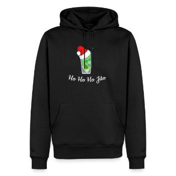 Weihnachts-Mojito-T-Shirt - Männer Premium Bio Hoodie - Schwarz - Vorne - Nico (187cm)