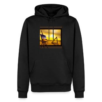 Secret Symbolism - Men’s Premium Organic Hoodie - black - Front - Nico (187cm)