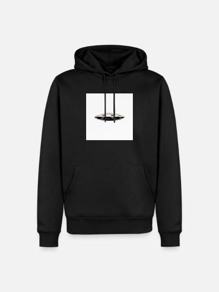 UFO - Men’s Premium Organic Hoodie - black