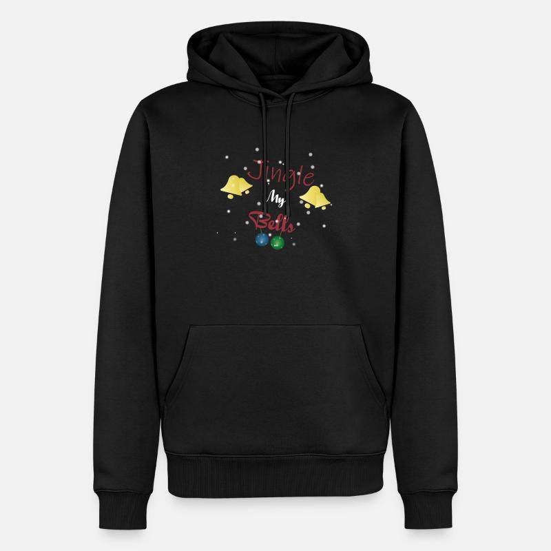 Jingle mes couilles - Sweat à capuche Premium bio Homme - noir
