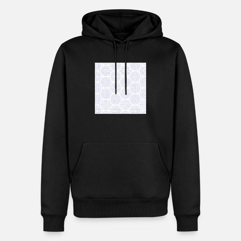 Modèle chinois - Sweat à capuche Premium bio Homme - noir