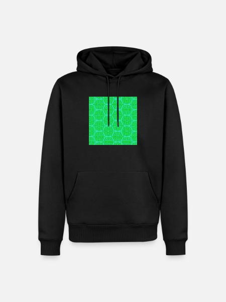 Chinese pattern - Men’s Premium Organic Hoodie - black