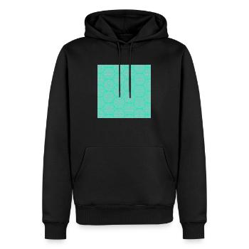 Chinesisches Muster - Männer Premium Bio Hoodie - Schwarz - Vorne - Nico (187cm)