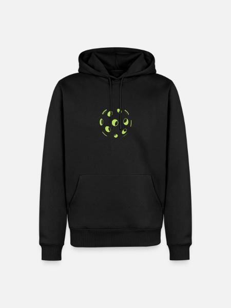Pickleball Graphic - Men’s Premium Organic Hoodie - black