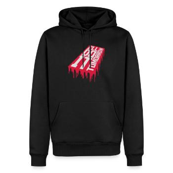 do it tomorrow quote - Men’s Premium Organic Hoodie - black - Front - Nico (187cm)