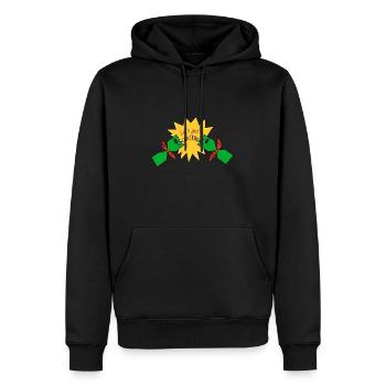 Christmas Cracker - Men’s Premium Organic Hoodie - black - Front - Nico (187cm)