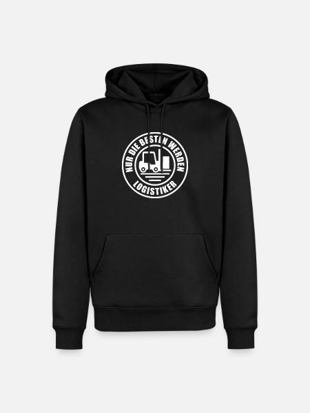 Logistiker - Männer Premium Bio Hoodie - Schwarz