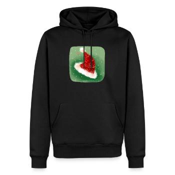 Elf cap - Men’s Premium Organic Hoodie - black - Front - Nico (187cm)