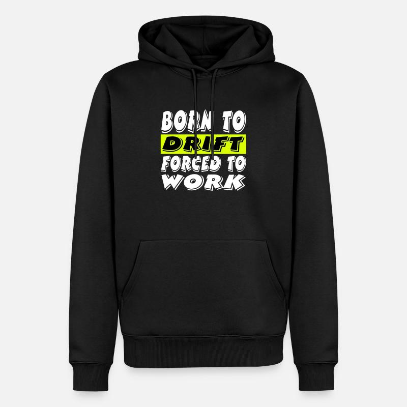 Auto - Männer Premium Bio Hoodie - Schwarz