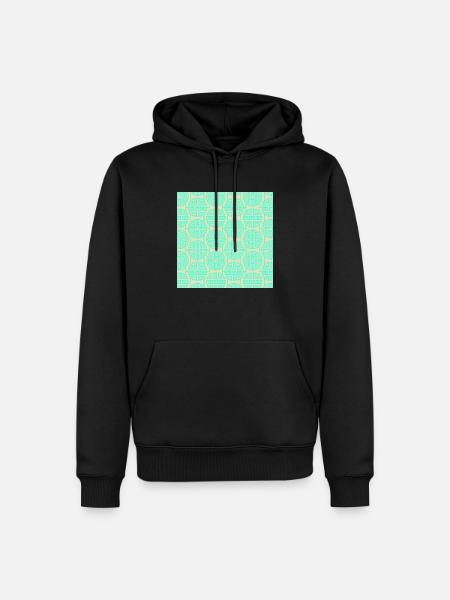 Chinese pattern - Men’s Premium Organic Hoodie - black