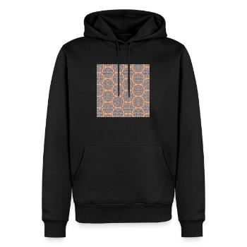 Modèle chinois - Sweat à capuche Premium bio Homme - noir - Devant - Nico (187cm)