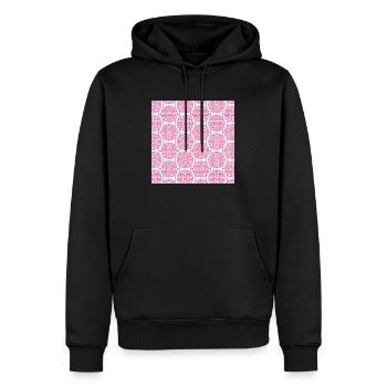 Modèle chinois - Sweat à capuche Premium bio Homme - noir - Devant - Nico (187cm)