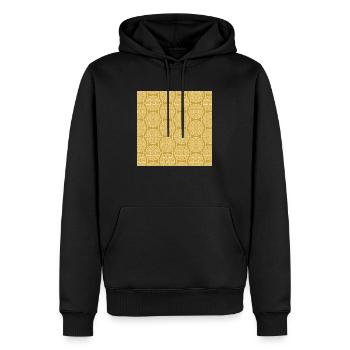 Modèle chinois - Sweat à capuche Premium bio Homme - noir - Devant - Nico (187cm)