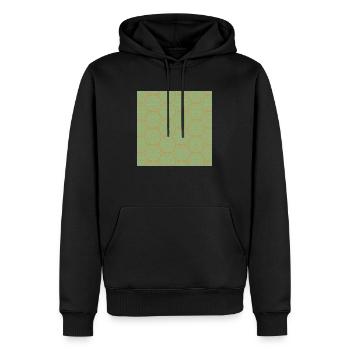 Chinesisches Muster - Männer Premium Bio Hoodie - Schwarz - Vorne - Nico (187cm)