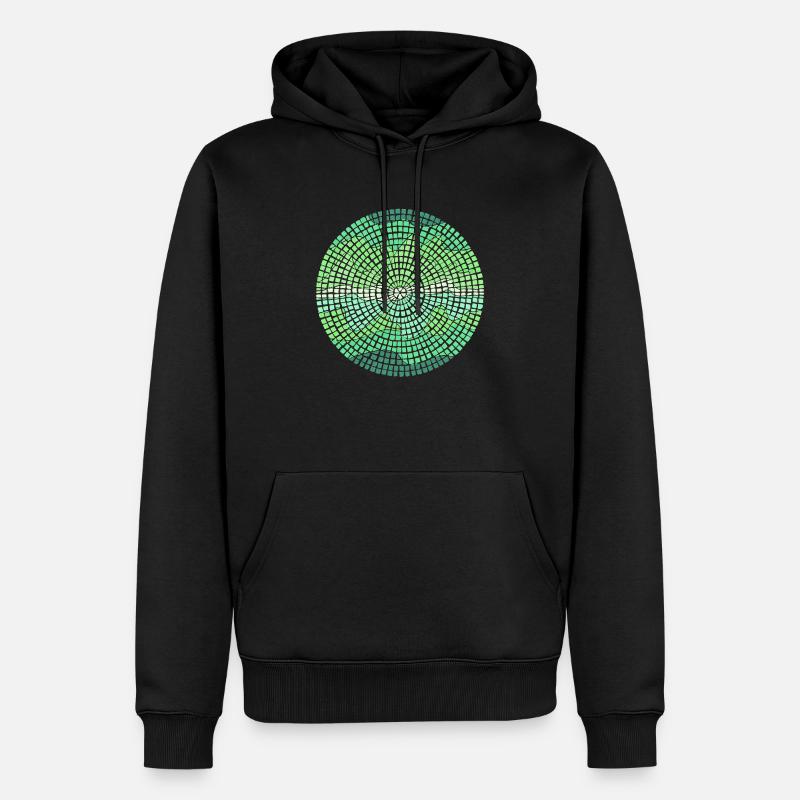 waves10 - Sweat à capuche Premium bio Homme - noir