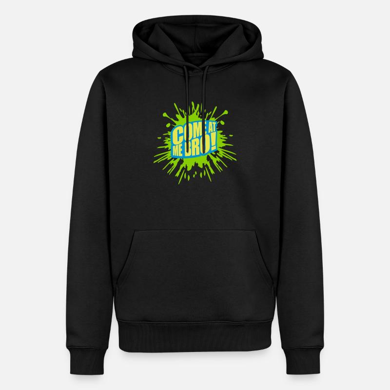 Viens à moi bro - Sweat à capuche Premium bio Homme - noir