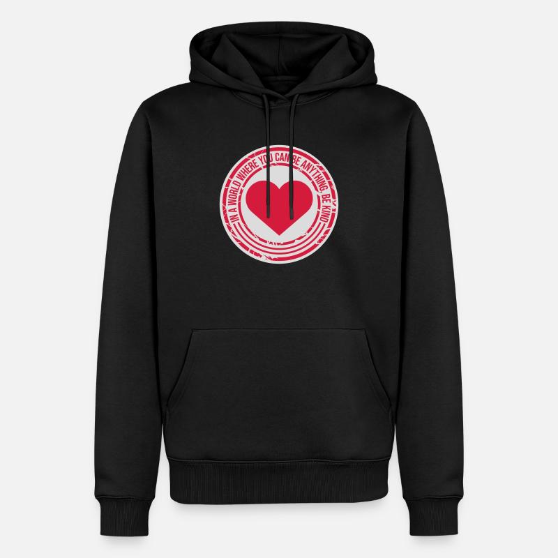 Vous pouvez être gentil - Sweat à capuche Premium bio Homme - noir