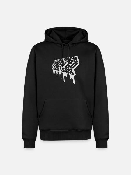 if im too much - Men’s Premium Organic Hoodie - black