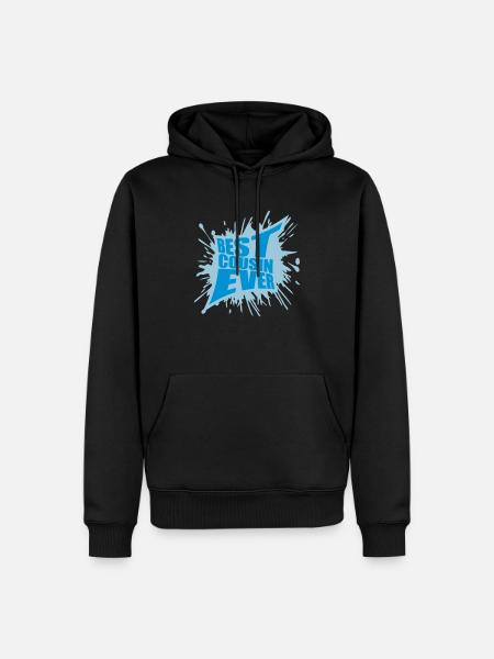 best cousin ever quote - Men’s Premium Organic Hoodie - black