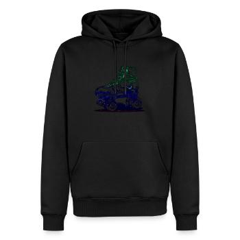 Rollerblades Rollerblade Skates Rollschuhe Retro - Männer Premium Bio Hoodie - Schwarz - Vorne - Nico (187cm)