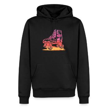 Rollerblades Rollerblade Skates Rollschuhe Retro - Männer Premium Bio Hoodie - Schwarz - Vorne - Nico (187cm)