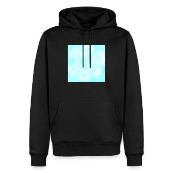 SOLESASO AZULITO - Männer Premium Bio Hoodie - Schwarz - Vorne - Nico (187cm)