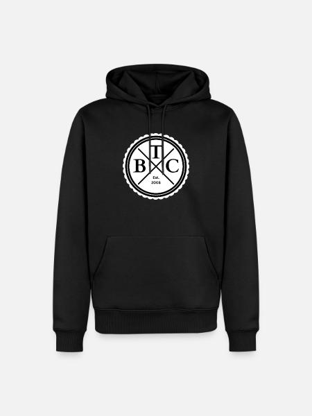 Bitcoin BTC simple - Männer Premium Bio Hoodie - Schwarz