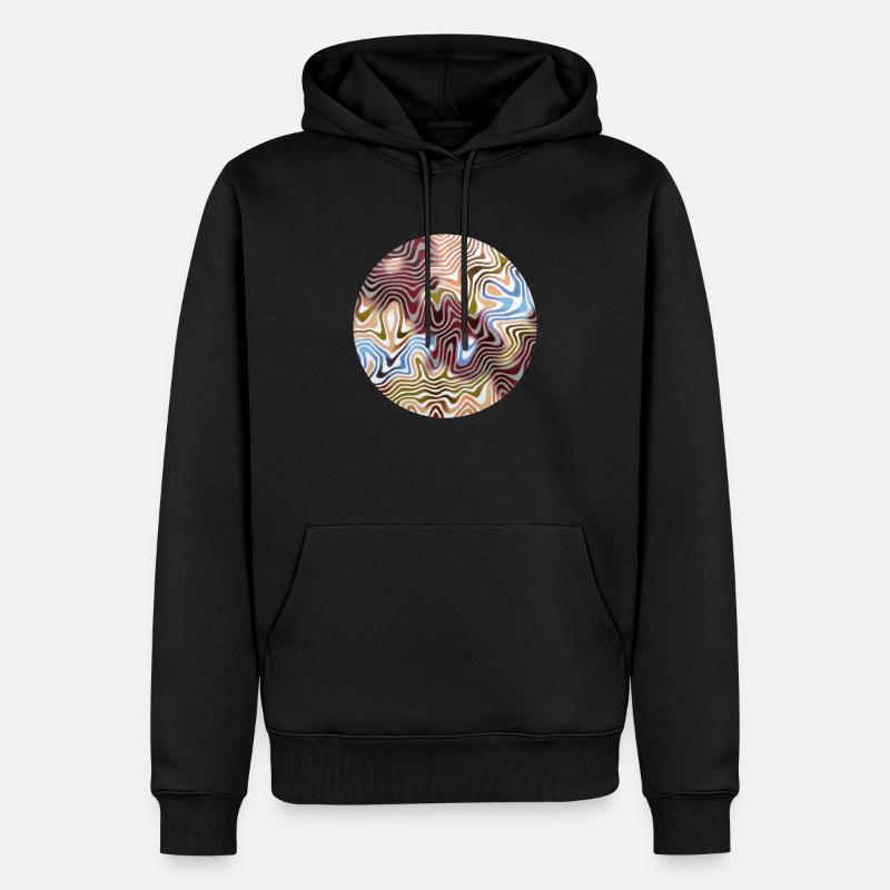 Relief Nummer 9 - Männer Premium Bio Hoodie - Schwarz
