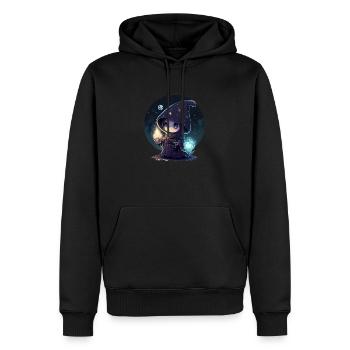 Cosmic Cutie - Sweat à capuche Premium bio Homme - noir - Devant - Nico (187cm)
