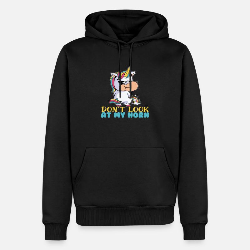 Ne regarde pas mon klaxon - Sweat à capuche Premium bio Homme - noir