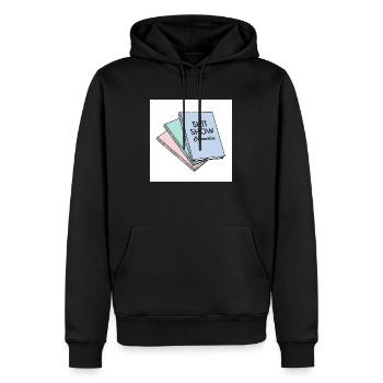 Shit Show Chronicles - Job Work Office Colleagues - Men’s Premium Organic Hoodie - black - Front - Nico (187cm)