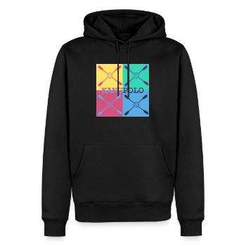 Canoë-polo pour athlètes élégants - Sweat à capuche Premium bio Homme - noir - Devant - Nico (187cm)