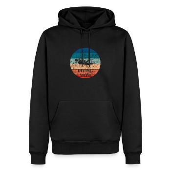 Diving Mom - Conception de plongée pour Diving Mamas - Sweat à capuche Premium bio Homme - noir - Devant - Nico (187cm)