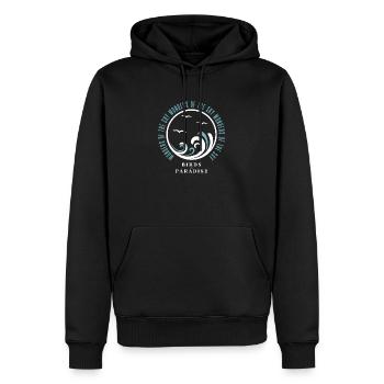 wonders of the sky birds of paradise sweater cap - Männer Premium Bio Hoodie - Schwarz - Vorne - Nico (187cm)