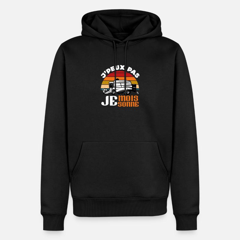 J’peux pas je moissonne - Sweat à capuche Premium bio Homme - noir