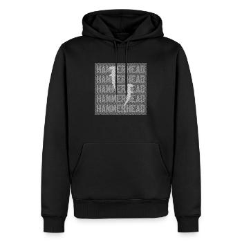 Hammerhead - Sweat à capuche Premium bio Homme - noir - Devant - Nico (187cm)