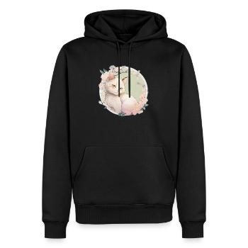 japanese cat heilige Birma - Männer Premium Bio Hoodie - Schwarz - Vorne - Nico (187cm)
