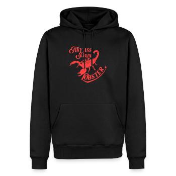 Skorpion Tiny Schmerz Hummer - Männer Premium Bio Hoodie - Schwarz - Vorne - Nico (187cm)