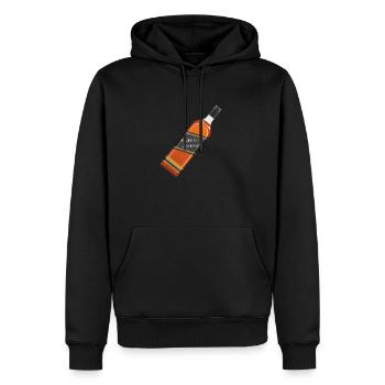 Vous voulez pas un whisky d abord 2 - Sweat à capuche Premium bio Homme - noir - Devant - Nico (187cm)