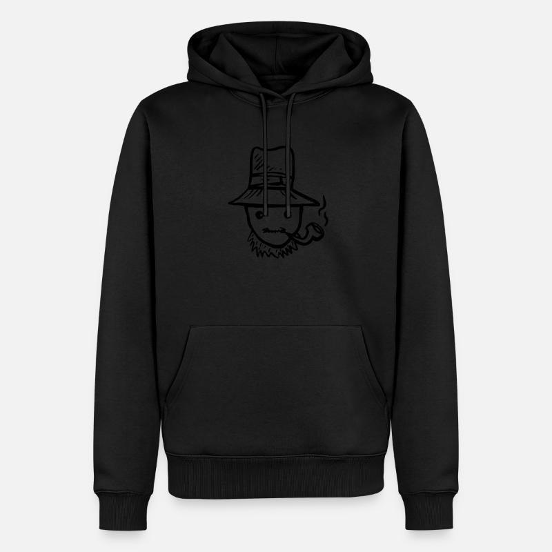 Leprechaun St. Patrick Day - Sweat à capuche Premium bio Homme - noir