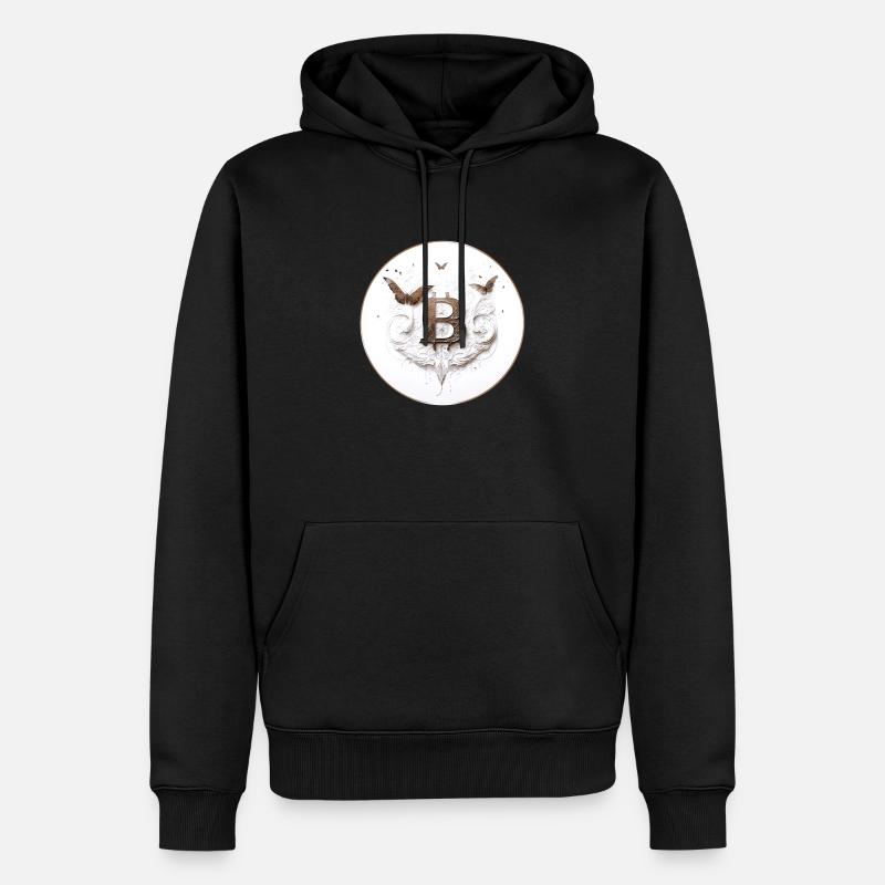 Bitcoin Seven par Patrick Hager - Sweat à capuche Premium bio Homme - noir
