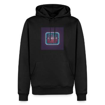 It Is A Good Day - Sweat à capuche Premium bio Homme - noir - Devant - Nico (187cm)