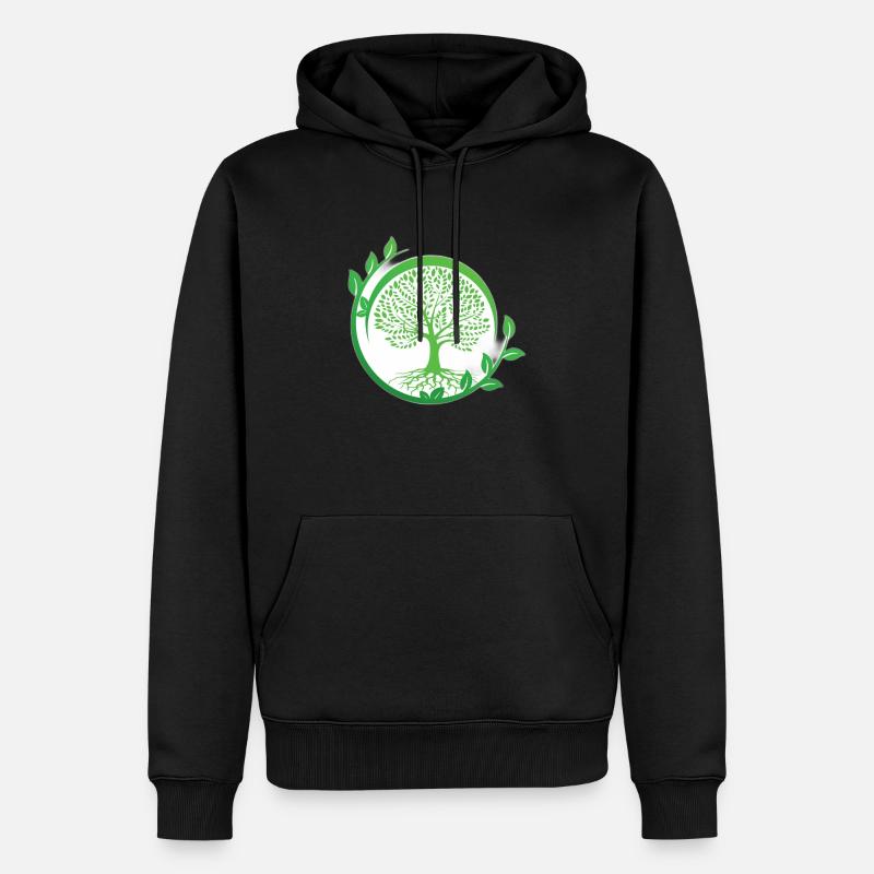 Arbre de vie. Celtique - Sweat à capuche Premium bio Homme - noir